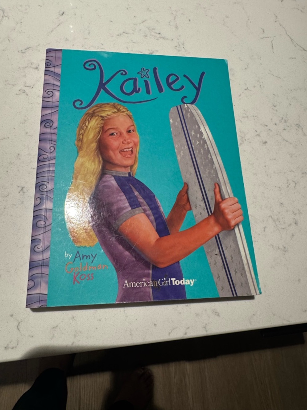 American Girl Kailey Book - Teal & Purple Cover